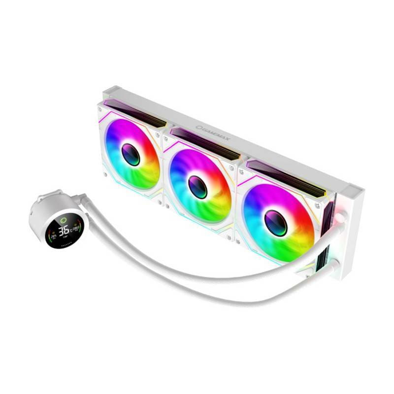 Система водяного охлаждения GameMax IceBurg 360 Digital White