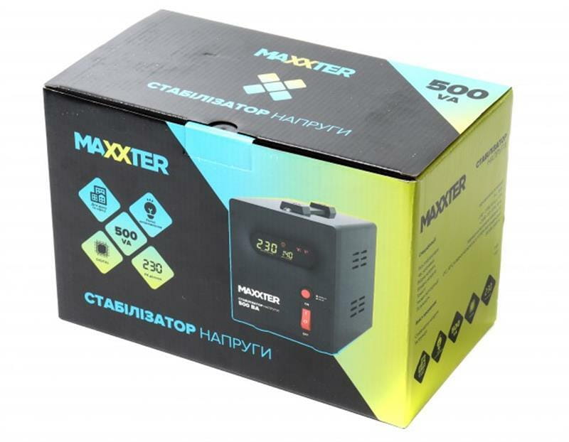 Стабілізатор Maxxter MX-AVR-S500-01 500VA