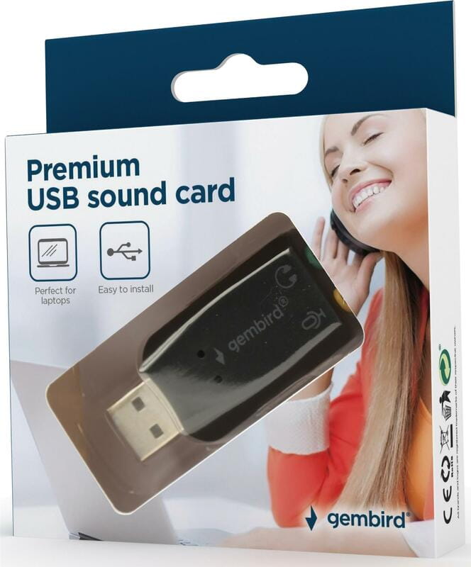 Звукова карта Gembird SC-USB2.0-01 Black