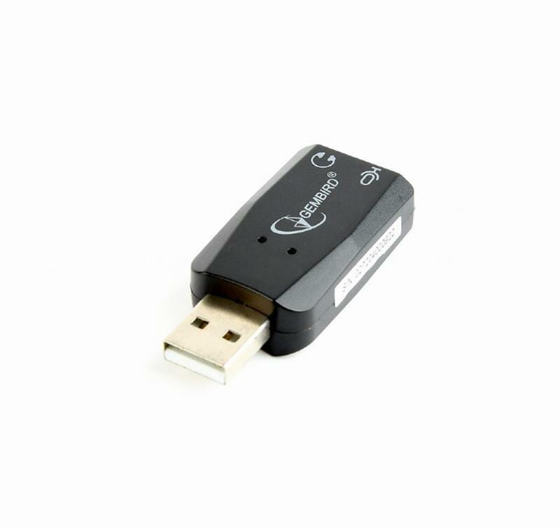 Звуковая карта Gembird SC-USB2.0-01 Black