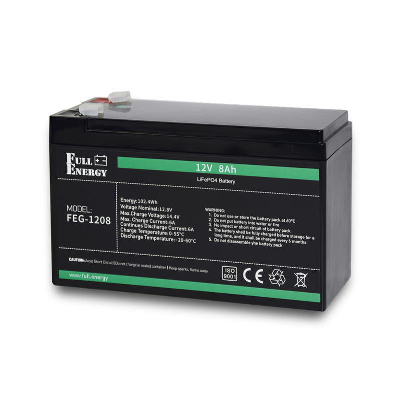 Аккумуляторная батарея Full Energy FEG-128 12V 8AH LiFePO4