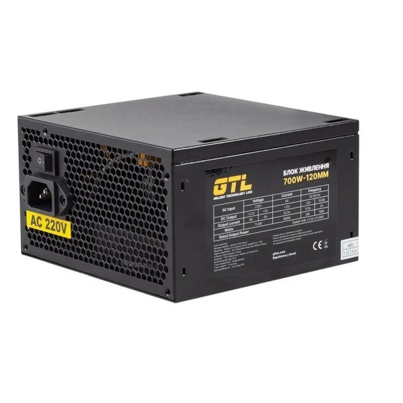 Блок питания GTL Gaming Star (GTLGS700BK) 700W