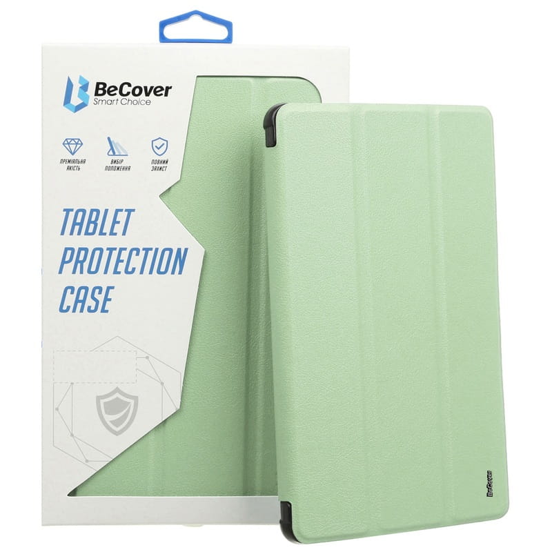 Чeхол BeCover Tri Fold Soft TPU с креплением Apple Pencil для Apple iPad Air 11" M2 2024 Green (711402)