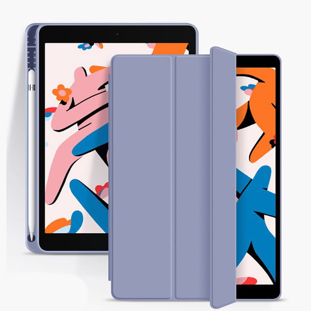 Чeхол BeCover Tri Fold Soft TPU с креплением Apple Pencil для Apple iPad Air 11" M2 2024 Purple (711404)