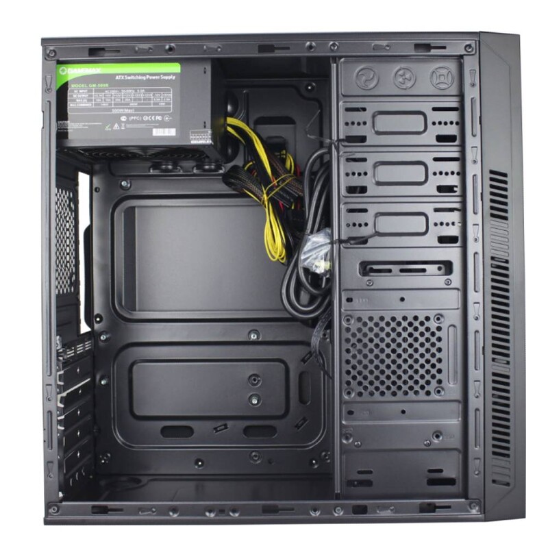 Корпус GameMax MT525-2U3TYC-500B Black 500W