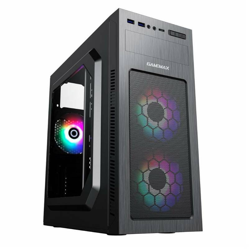 Корпус GameMax MT525-2U3TYC-500B Black 500W