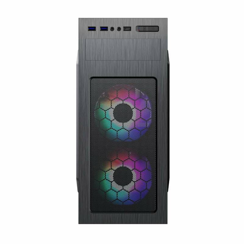 Корпус GameMax MT525-2U3TYC-500B Black 500W