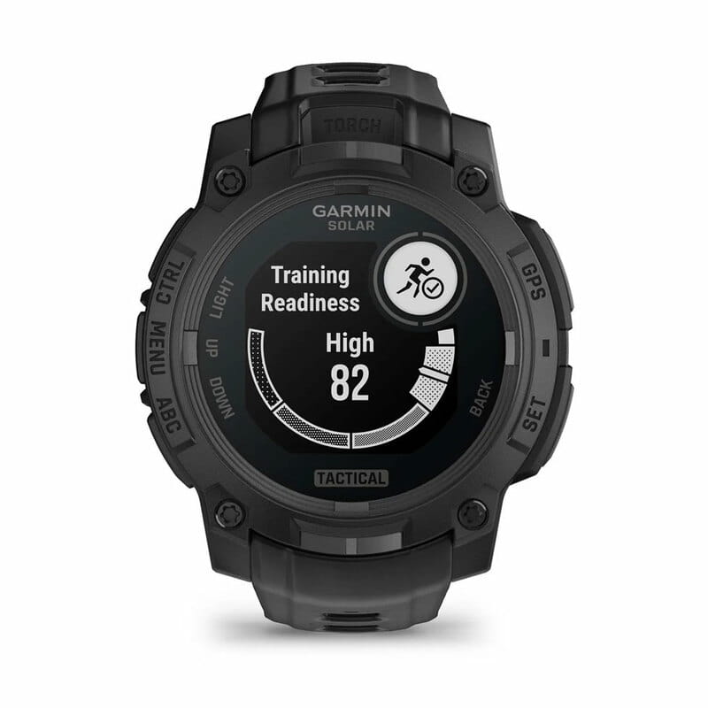 Смарт-часы Garmin Instinct 3 45mm Tactical Solar Black with Black Silicone Band (010-02934-90)