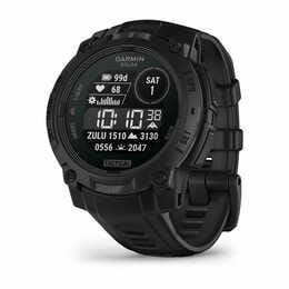 Смарт-часы Garmin Instinct 3 45mm Tactical Solar Black with Black Silicone Band (010-02934-90)