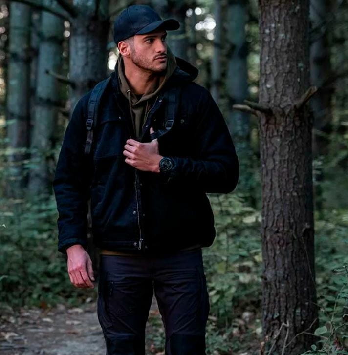 Смарт-годинник Garmin Instinct 3 50mm Tactical Solar Black with Charcoal Silicone Band (010-02935-90)