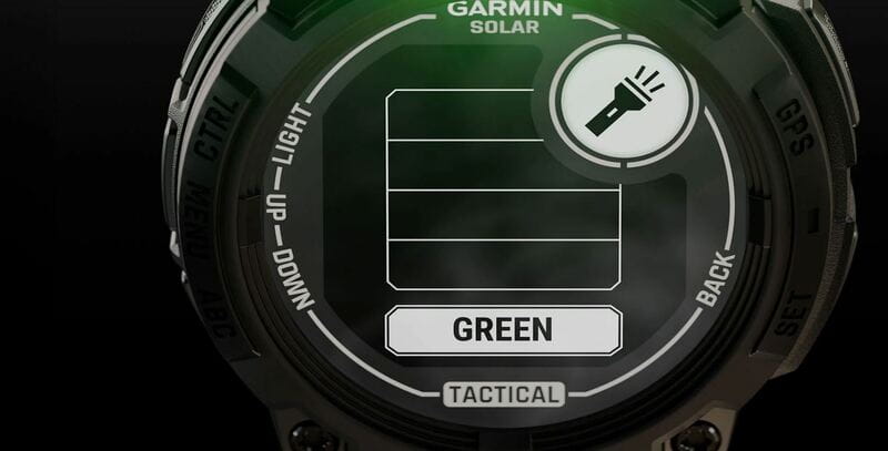 Смарт-годинник Garmin Instinct 3 50mm Tactical Solar Black with Charcoal Silicone Band (010-02935-90)