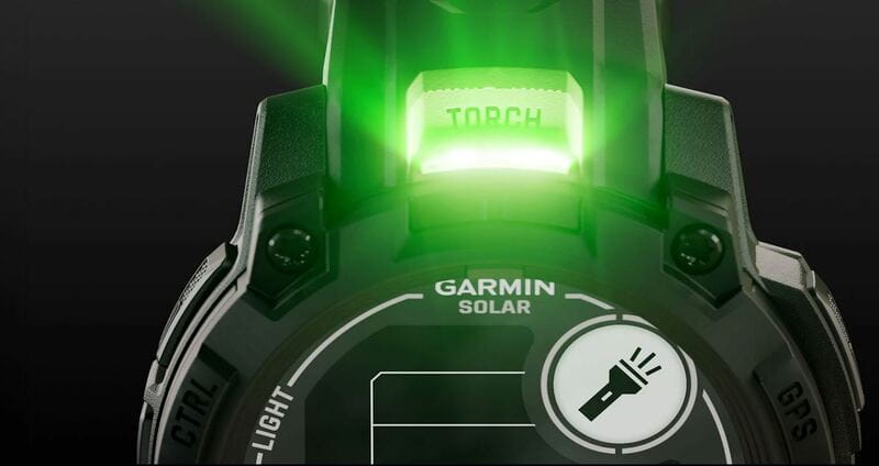 Смарт-годинник Garmin Instinct 3 50mm Tactical Solar Black with Charcoal Silicone Band (010-02935-90)