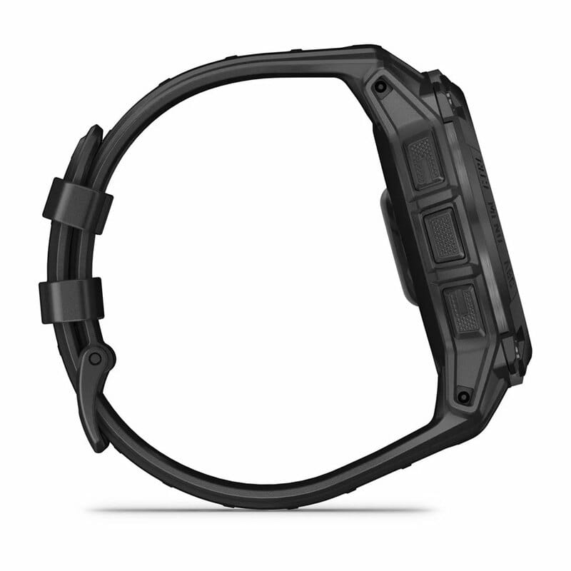 Смарт-годинник Garmin Instinct 3 50mm Tactical Solar Black with Charcoal Silicone Band (010-02935-90)