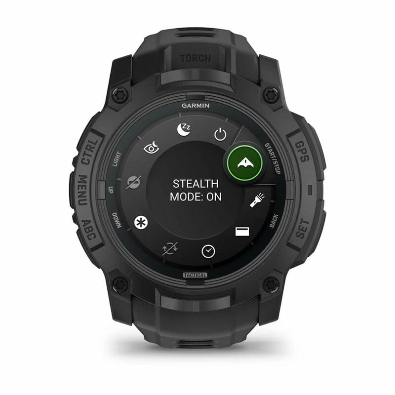 Смарт-часы Garmin Instinct 3 50mm Tactical AMOLED Black with Charcoal Silicone Band (010-03020-90)