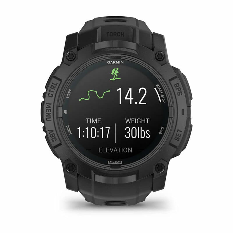 Смарт-часы Garmin Instinct 3 50mm Tactical AMOLED Black with Charcoal Silicone Band (010-03020-90)