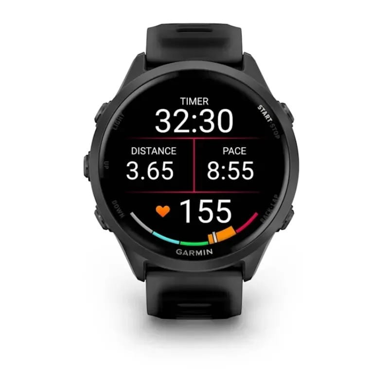 Смарт-часы Garmin Forerunner 570 47mm Slate Gray with Black/Translucent Black Silicone with Slate Buckle (010-02971-40)
