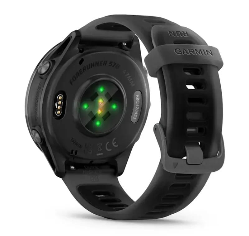Смарт-часы Garmin Forerunner 570 47mm Slate Gray with Black/Translucent Black Silicone with Slate Buckle (010-02971-40)