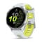 Фото - Смарт-часы Garmin Forerunner 970 Whitestone Titanium with Whitestone/Translucent Amp Yellow Silicone with Silver Buckle (010-02969-61) | click.ua