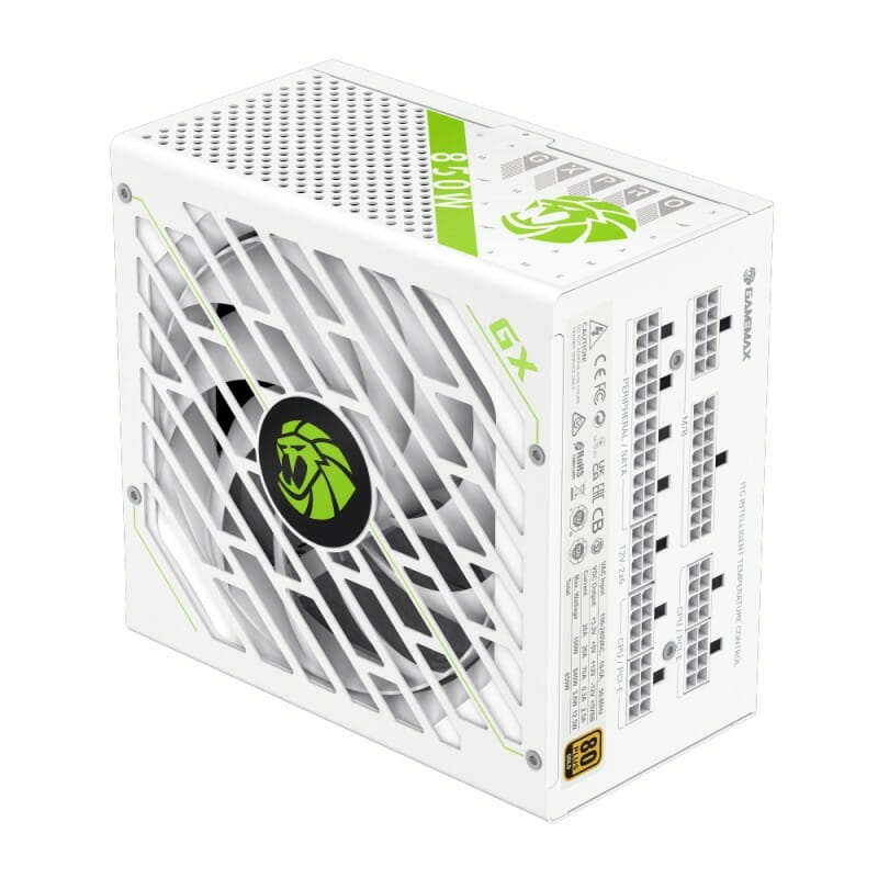 Блок живлення GameMax GX-850 PRO WT (ATX3.0 PCIe5.0) White, 850W