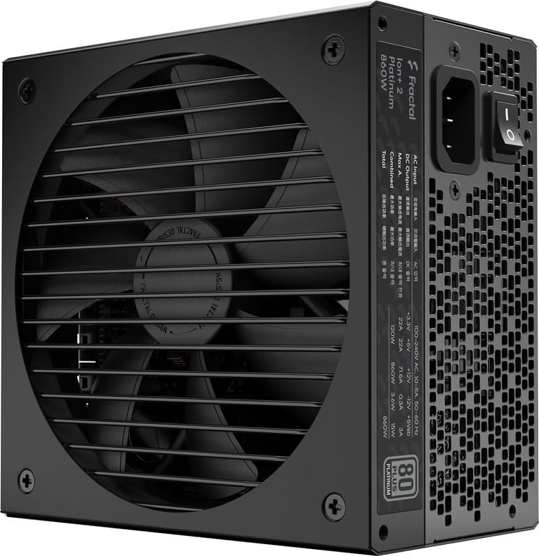Блок питания Fractal Design FD-P-IA2P-860-EU Black, 860W