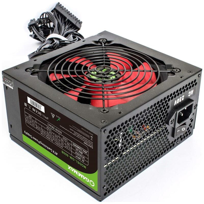 Блок питания GameMax GM-600B Black, 600W