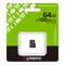 Фото - Карта памяти MicroSDXC  64GB UHS-I Class 10 Kingston Canvas Select Plus R150MB/s (SDCS3/64GBSP) | click.ua