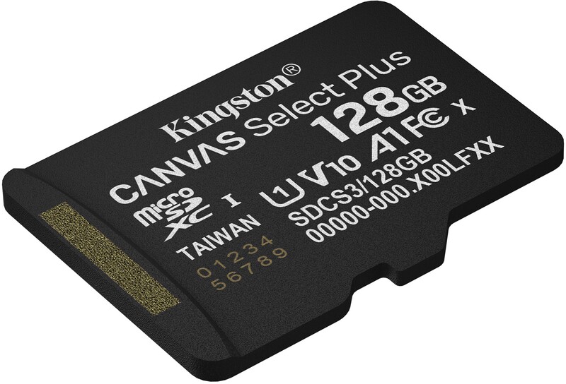 Карта пам`яті MicroSDXC 128GB UHS-I Class 10 Kingston Canvas Select Plus R150MB/s (SDCS3/128GBSP)