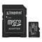 Фото - Карта памяти MicroSDXC 256GB UHS-I Class 10 Kingston Canvas Select Plus R150MB/s (SDCS3/256GBSP) | click.ua
