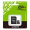 Фото - Карта пам`яті MicroSDXC 256GB UHS-I Class 10 Kingston Canvas Select Plus R150MB/s + SD-адаптер (SDCS3/256GB) | click.ua