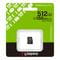 Фото - Карта памяти MicroSDXC 512GB UHS-I Class 10 Kingston Canvas Select Plus R150MB/s (SDCS3/512GBSP) | click.ua