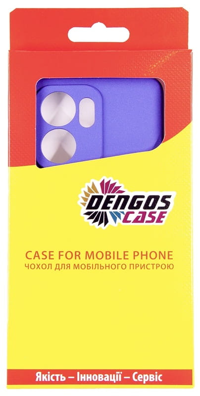 Чeхол-накладка Dengos Carbon для Oppo Reno 13F Violet (DG-TPU-CRBN-232)