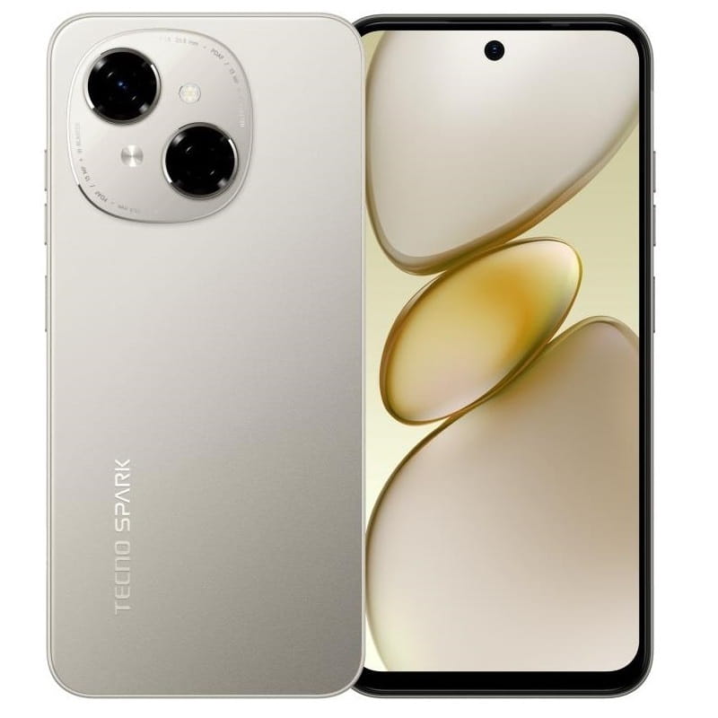 Смартфон Tecno Spark Go 1 (KL4) 3/64GB Titanium Gold (4894947069369)