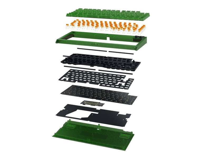 Клавиатура Razer BlackWidow V4 75% Phantom Green (RZ03-05003300-R3M1)