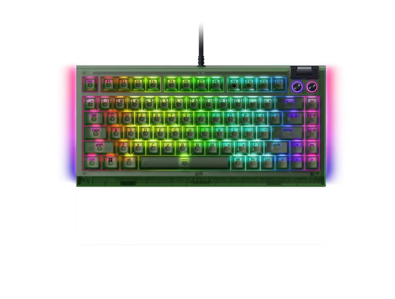 Клавиатура Razer BlackWidow V4 75% Phantom Green (RZ03-05003300-R3M1)
