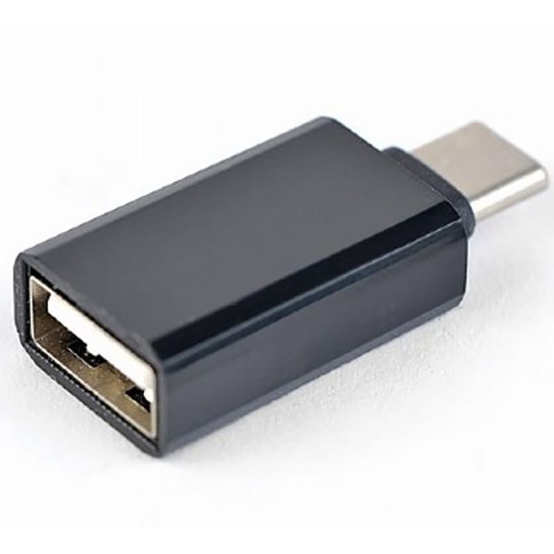 Адаптер Cablexpert USB Type-C - USB V 2.0 (M/F) Black (CC-USB2-CMAF-A)