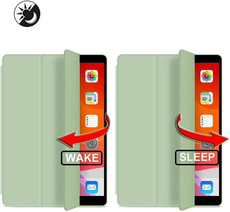 Чeхол-книжка BeCover Tri Fold Soft TPU с креплением Apple Pencil для Apple iPad Air (4/5) 2020/2022 10.9" Green (711107)