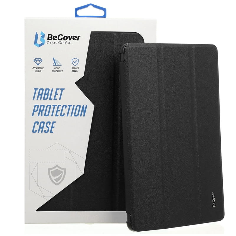 Чeхол-книжка BeCover Tri Fold Soft TPU с креплением Apple Pencil для Apple iPad Pro 11 2020/2021/2022 Black (711109)