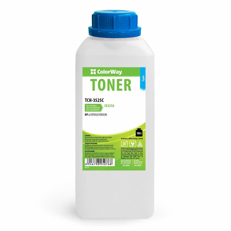 Тонер CW (TCH-3525C) HP CLJ CP3525 180г