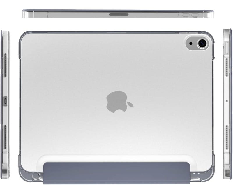 Чeхол-книжка BeCover Soft Edge с креплением Apple Pencil для Apple iPad Air (4/5) 2020/2022 10.9" Purple (711124)