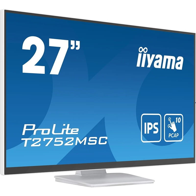 Монітор Iiyama 27" ProLite T2752MSC-W1 IPS White