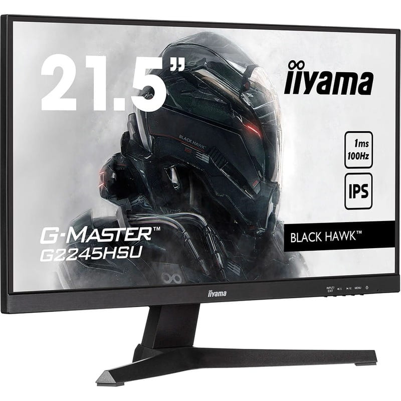 Монітор Iiyama 21.5" G-Master G2245HSU-B2 IPS Black 100Hz