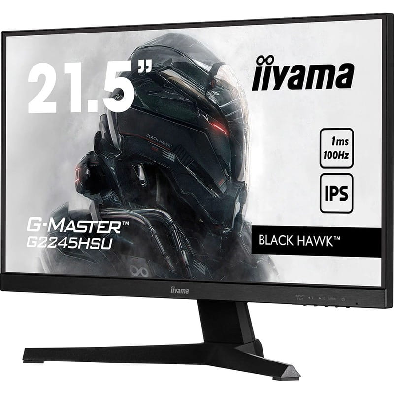 Монітор Iiyama 21.5" G-Master G2245HSU-B2 IPS Black 100Hz