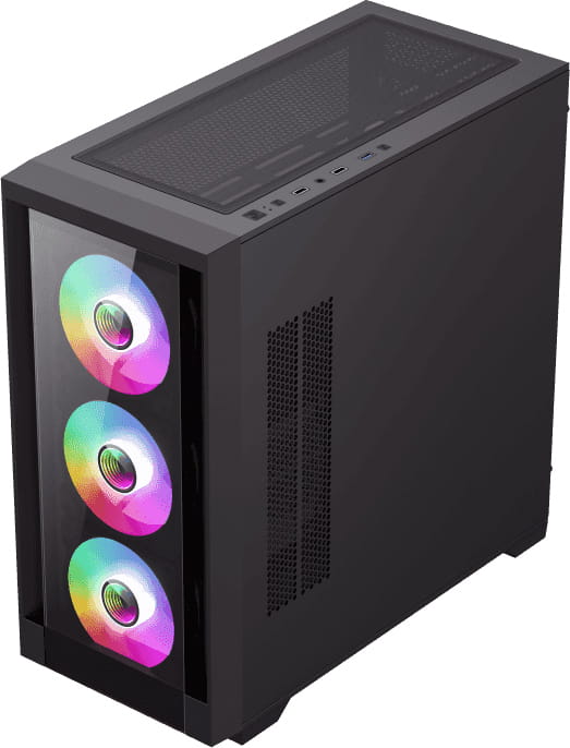 Корпус GameMax Defender TG Black