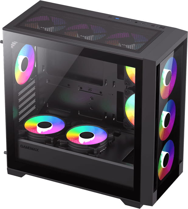 Корпус GameMax Defender TG Black