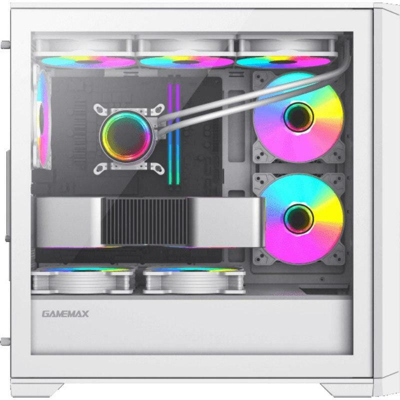 Корпус GameMax Destroyer TGW White