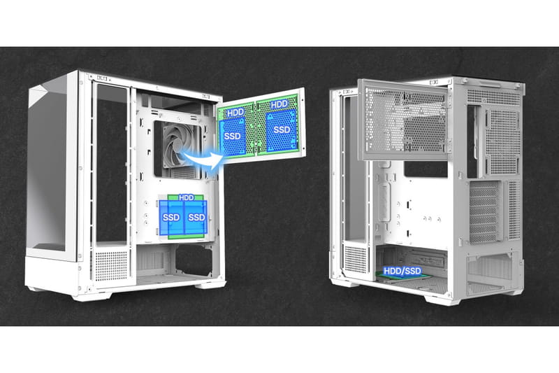 Корпус Zalman P40 Prism White