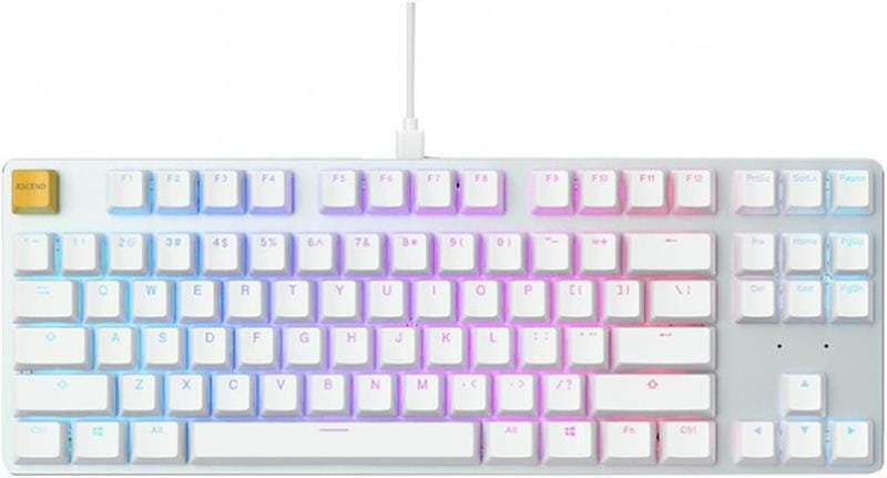 Клавиатура Glorious GMMK TKL (GLO-GMMK-TKL-BRN-W) White USB