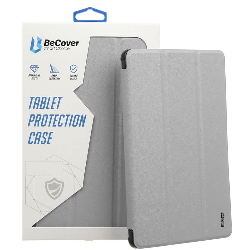 Чeхол BeCover Tri Fold Soft TPU Silicone для Apple iPad Air 11" M2 2024 Gray (711408)
