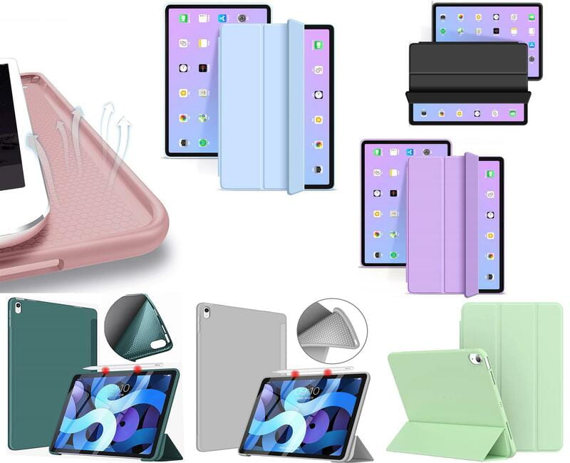 Чeхол BeCover Tri Fold Soft TPU Silicone для Apple iPad Air 11" M2 2024 Pink (711410)