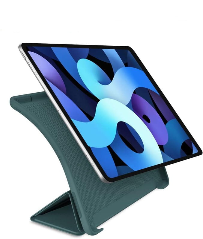 Чeхол-книжка BeCover Tri Fold Soft TPU Silicone для Apple iPad Air (4/5) 2020/2022 10.9" Dark Green (711130)